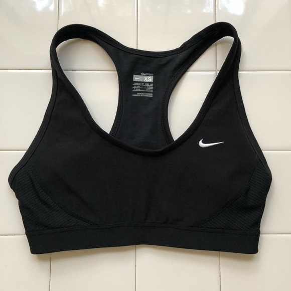 Nike Dri-FIT Swoosh Racerback Athletic Sports Bra - Picture 16 of 16